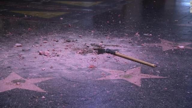 Trump star on Hollywood Walk of Fame