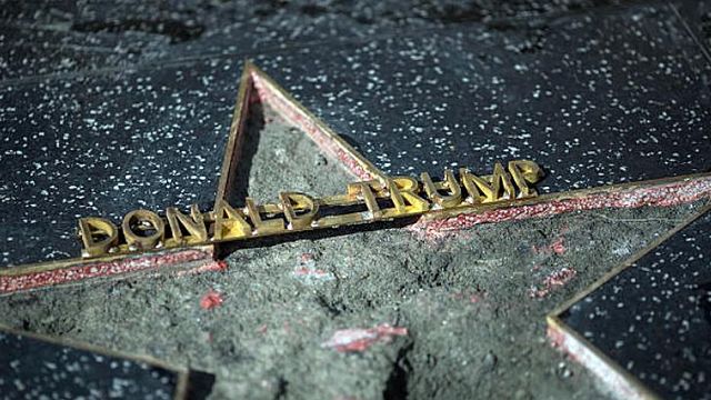 Man vandalizes Trump's Hollywood Walk of Fame star