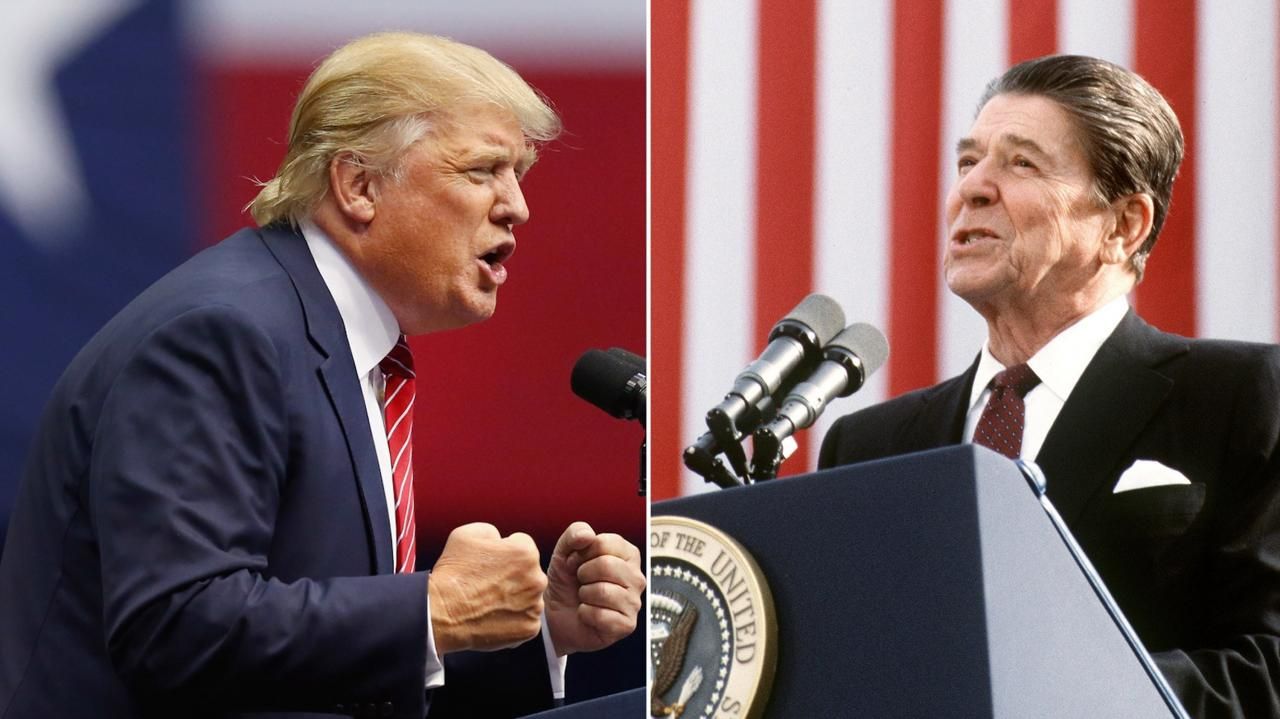 Fact check: Trump promotes fake Ronald Reagan quote about him, image size:1280x719