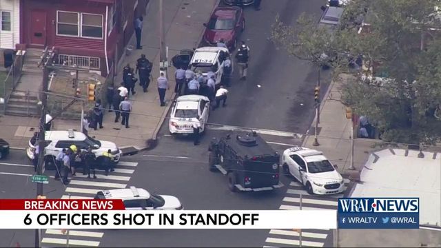 Six officers shot after Philadelphia officers try to serve warrant
