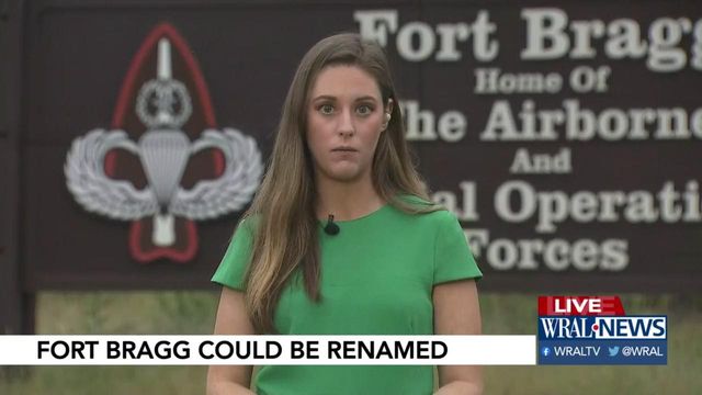 Fort Bragg could be renamed, Army says
