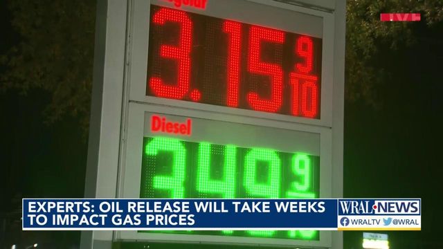 Oil release 'symbolic,' won't bring gas prices down in short term