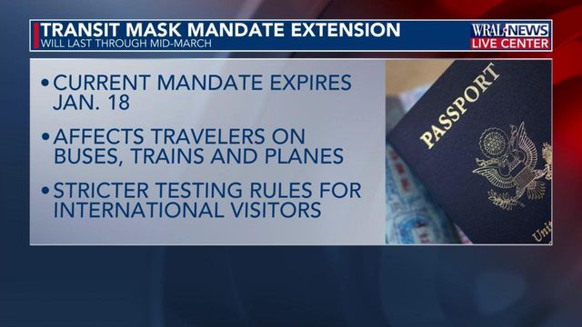 Biden to extend mask mandate for travelers 