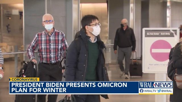 President Biden presents omicron plans for winter