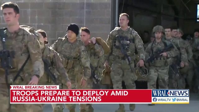 Fort Bragg troops preparing to deploy amid Russia-Ukraine tensions 