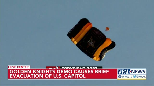 Golden Knights demo behind US Capitol's brief evacuation