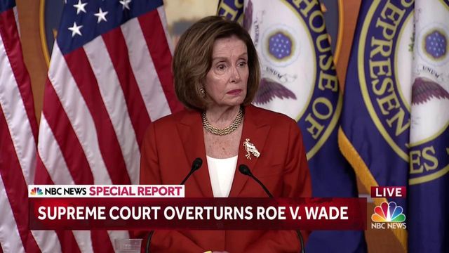 Pelosi expects abortion to be turnout issue in upcoming midterm elections