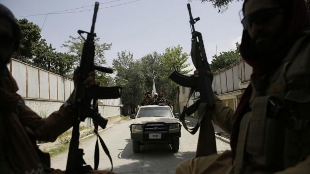 FILE - Taliban fighters patrol in Kabul, Afghanistan, on Aug. 19, 2021. Human Rights Watch said Monday, Feb. 12, 2024 that Afghanistan’s public health system has been hit hard following a sharp reduction in foreign assistance, coupled with serious Taliban abuses against women and girls, jeopardizing the right to healthcare of millions of Afghans. (AP Photo/Rahmat Gul, File) FILE - Taliban fighters patrol in Kabul, Afghanistan, on Aug. 19, 2021. Human Rights Watch said Monday, Feb. 12, 2024 that Afghanistan’s public health system has been hit hard following a sharp reduction in foreign assistance, coupled with serious Taliban abuses against women and girls, jeopardizing the right to healthcare of millions of Afghans. (AP Photo/Rahmat Gul, File)