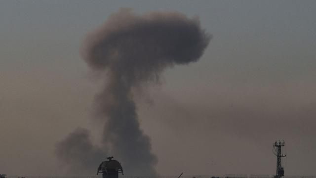 Smoke rises after a bombardment in the Gaza Strip as seen from southern, Israel, Monday, Feb. 12, 2024. (AP Photo/Leo Correa) Smoke rises after a bombardment in the Gaza Strip as seen from southern, Israel, Monday, Feb. 12, 2024. (AP Photo/Leo Correa)