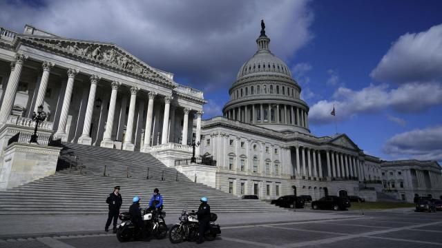 The U.S. Capitol is seen on cloudy day, Wednesday, Feb. 14, 2024, in Washington. (AP Photo/Jose Luis Magana) The U.S. Capitol is seen on cloudy day, Wednesday, Feb. 14, 2024, in Washington. (AP Photo/Jose Luis Magana)