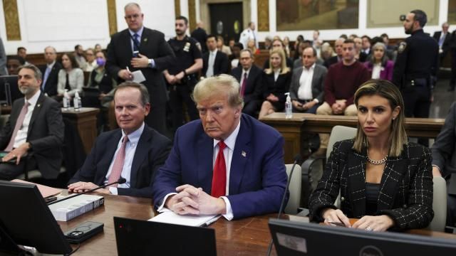 FILE - Former U.S. President Donald Trump, with lawyers Christopher Kise and Alina Habba, attends the closing arguments in the Trump Organization civil fraud trial at New York State Supreme Court in the Manhattan borough of New York, Thursday, Jan. 11, 2024. Within days, Trump could potentially have his sprawling real estate business empire ordered “dissolved” for repeated misrepresentations on financial statements to lenders, adding him to a short list of scam marketers, con artists and others who have been hit with the ultimate punishment for violating New York’s powerful anti-fraud law. (Shannon Stapleton/Pool Photo via AP, File) FILE - Former U.S. President Donald Trump, with lawyers Christopher Kise and Alina Habba, attends the closing arguments in the Trump Organization civil fraud trial at New York State Supreme Court in the Manhattan borough of New York, Thursday, Jan. 11, 2024. Within days, Trump could potentially have his sprawling real estate business empire ordered “dissolved” for repeated misrepresentations on financial statements to lenders, adding him to a short list of scam marketers, con artists and others who have been hit with the ultimate punishment for violating New York’s powerful anti-fraud law. (Shannon Stapleton/Pool Photo via AP, File)