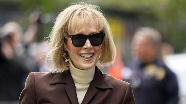 FILE - E. Jean Carroll arrives at Manhattan federal court, May 9, 2023, in New York. Donald Trump’s lawyers said Tuesday, March 5, 2024, that the ex-president deserves a new trial and a fresh chance to tell a jury why he berated writer Carroll for her sex abuse claims against him after she revealed them five years ago. (AP Photo/John Minchillo, File) FILE - E. Jean Carroll arrives at Manhattan federal court, May 9, 2023, in New York. Donald Trump’s lawyers said Tuesday, March 5, 2024, that the ex-president deserves a new trial and a fresh chance to tell a jury why he berated writer Carroll for her sex abuse claims against him after she revealed them five years ago. (AP Photo/John Minchillo, File)