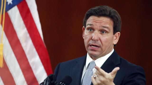 FILE - Florida Gov. Ron DeSantis answers questions from the media, March 7, 2023, at the state Capitol in Tallahassee, Fla. Students and teachers will be able to speak freely about sexual orientation and gender identity in Florida classrooms under a settlement reached Monday, March 11, 2024 between Florida education officials and civil rights attorneys who had challenged a state law which critics dubbed “Don't Say Gay.” (AP Photo/Phil Sears, File) FILE - Florida Gov. Ron DeSantis answers questions from the media, March 7, 2023, at the state Capitol in Tallahassee, Fla. Students and teachers will be able to speak freely about sexual orientation and gender identity in Florida classrooms under a settlement reached Monday, March 11, 2024 between Florida education officials and civil rights attorneys who had challenged a state law which critics dubbed “Don't Say Gay.” (AP Photo/Phil Sears, File)