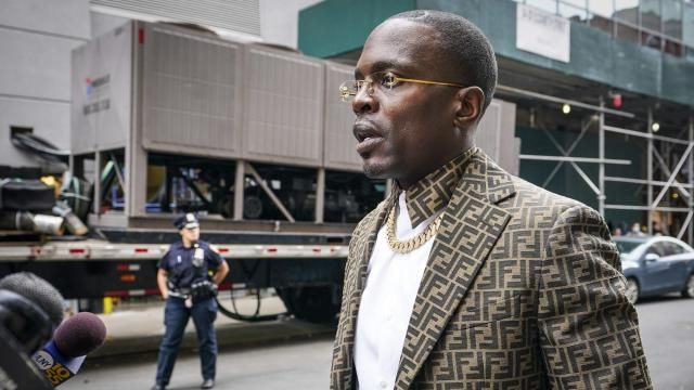 FILE - Bishop Lamor Miller-Whitehead speaks with the media, Tuesday, May 24, 2022, in New York. Miller-Whitehead, a Brooklyn preacher known for his flashy lifestyle and who boasted of his friendship with New York City’s mayor, was found guilty in federal court Monday, March 11, 2024, of wire fraud, attempted extortion and lying to the FBI. (AP Photo/Mary Altaffer, File) FILE - Bishop Lamor Miller-Whitehead speaks with the media, Tuesday, May 24, 2022, in New York. Miller-Whitehead, a Brooklyn preacher known for his flashy lifestyle and who boasted of his friendship with New York City’s mayor, was found guilty in federal court Monday, March 11, 2024, of wire fraud, attempted extortion and lying to the FBI. (AP Photo/Mary Altaffer, File)