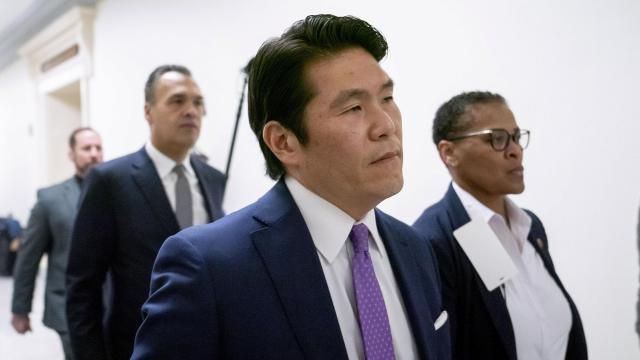 Special Counsel Robert Hur arrives ahead of a hearing of the House Judiciary Committee in the Rayburn House Office Building on Capitol Hill in Washington, Tuesday, March 12, 2024. (AP Photo/Nathan Howard) Special Counsel Robert Hur arrives ahead of a hearing of the House Judiciary Committee in the Rayburn House Office Building on Capitol Hill in Washington, Tuesday, March 12, 2024. (AP Photo/Nathan Howard)