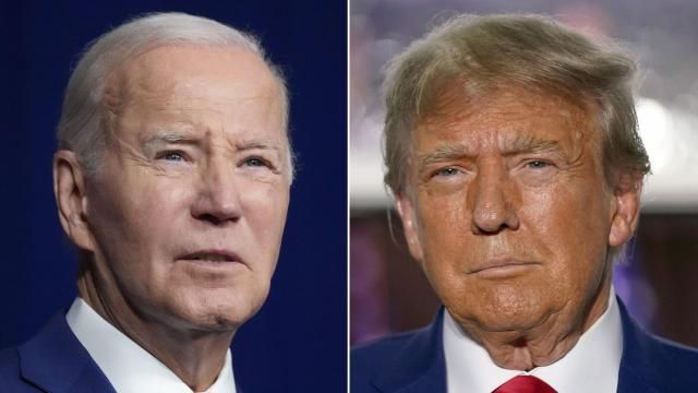 FILE - In this combination of photos, President Joe Biden, left, speaks on Aug. 10, 2023, in Salt Lake City, and former President Donald Trump speaks on June 13, 2023, in Bedminster, N.J. The sequel to the 2020 election is officially set as the president and his immediate predecessor secured their parties' nominations. Biden and Trump have set up a political movie the country has seen before — even if the last version was in black and white. (AP Photo, File) FILE - In this combination of photos, President Joe Biden, left, speaks on Aug. 10, 2023, in Salt Lake City, and former President Donald Trump speaks on June 13, 2023, in Bedminster, N.J. The sequel to the 2020 election is officially set as the president and his immediate predecessor secured their parties' nominations. Biden and Trump have set up a political movie the country has seen before — even if the last version was in black and white. (AP Photo, File)