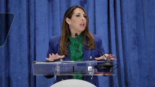 Ronna McDaniel, the outgoing Republican National Committee chairwoman, gives her last speech in the position at the general session of the RNC Spring Meeting Friday, March 8, 2024, in Houston. McDaniel is succeeded as Chairman by Michael Whatley, who won by unanimous voice vote. (AP Photo/Michael Wyke) Ronna McDaniel, the outgoing Republican National Committee chairwoman, gives her last speech in the position at the general session of the RNC Spring Meeting Friday, March 8, 2024, in Houston. McDaniel is succeeded as Chairman by Michael Whatley, who won by unanimous voice vote. (AP Photo/Michael Wyke)