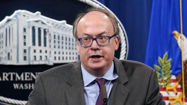 FILE - Jeffrey Clark, Assistant Attorney General for the Environment and Natural Resources Division, speaks during a news conference at the Justice Department in Washington, on Sept. 14, 2020. Former Justice Department official Jeffrey Clark could face sanctions, including disbarment in Washington, D.C., if a three-person panel thinks he violated ethics rules in his role in trying to help former President Donald Trump overturn the 2020 presidential election. (AP Photo/Susan Walsh, Pool, File) FILE - Jeffrey Clark, Assistant Attorney General for the Environment and Natural Resources Division, speaks during a news conference at the Justice Department in Washington, on Sept. 14, 2020. Former Justice Department official Jeffrey Clark could face sanctions, including disbarment in Washington, D.C., if a three-person panel thinks he violated ethics rules in his role in trying to help former President Donald Trump overturn the 2020 presidential election. (AP Photo/Susan Walsh, Pool, File)