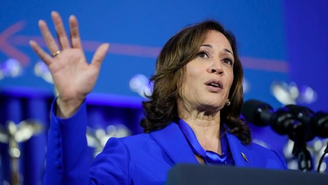 Vice President Kamala Harris, seen here in June 2023, will travel to Arizona on April 12, hoping to use this week’s restrictive abortion ruling to mobilize voters. (Susan Walsh/AP via CNN Newsource)