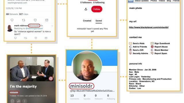 North Carolina Lt. Gov. Mark Robinson used the same alias and email he used on Nude Africa across several social media platforms -- though many of these accounts haven't been active in years.