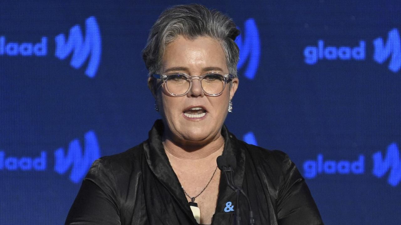 Rosie O'Donnell delivers remarks at GLAAD Media Awards in New York, 2019 (Photo by Evan Agostini/Invision/AP)