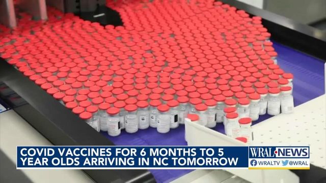 COVID vaccines for youngest age group arrive in NC Monday