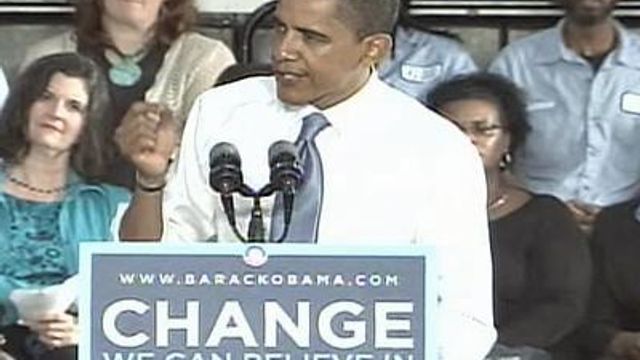 Barack Obama Campaigns in Wilson