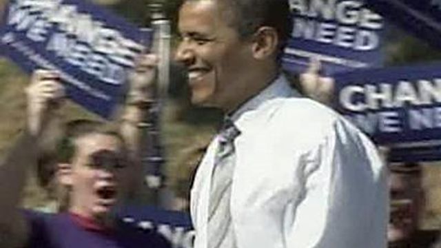 Obama appears at Asheville rally