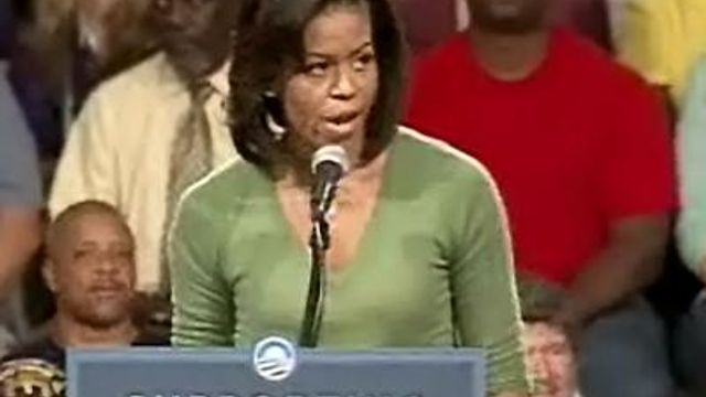 Michelle Obama rallies military families for change