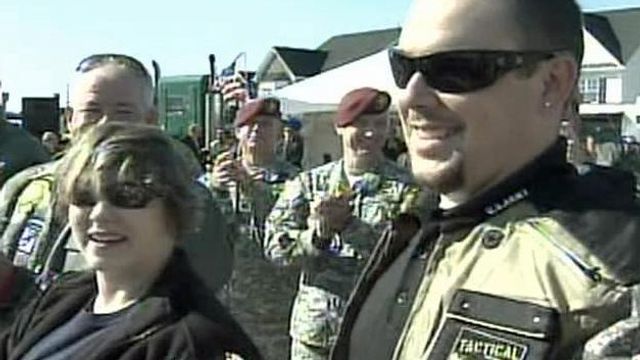 Wounded N.C. soldier gets new house from fellow vets