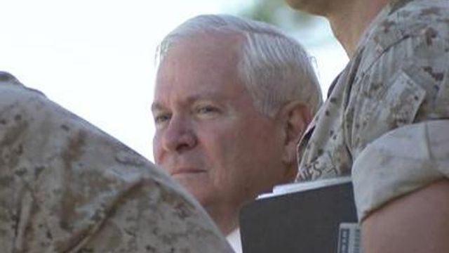 Defense secretary visits Camp Lejeune