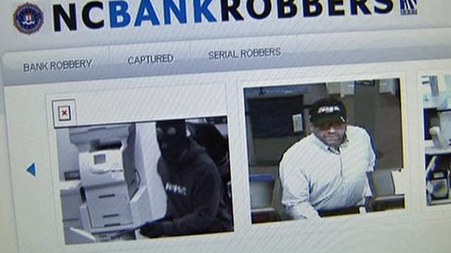 N.C. bank robbers get Web site