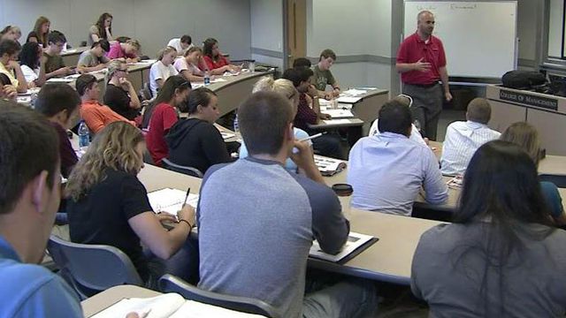 UNC officials say cuts will result in fewer, larger classes