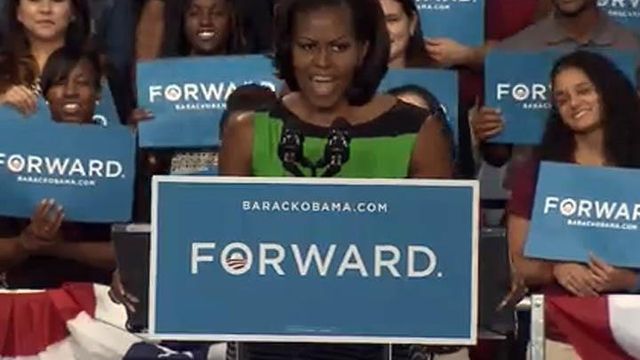 Michelle Obama speaks at NCCU