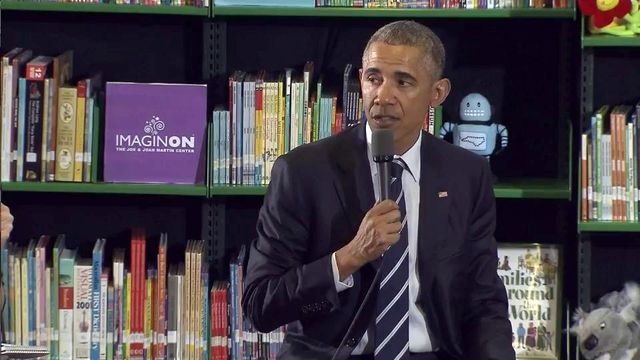 Obama chides GOP for NC education funding