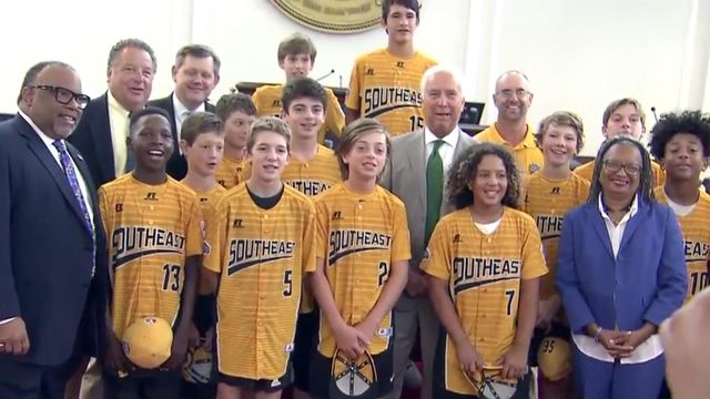 Lawmakers honor NC Little League team