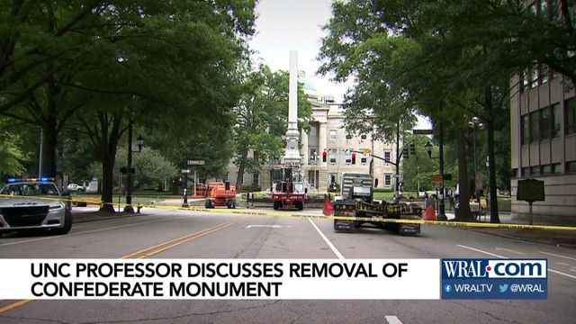 UNC professor discusses removal of Confederate monument