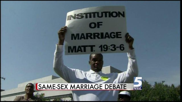 Poll shows NC not sold on marriage amendment