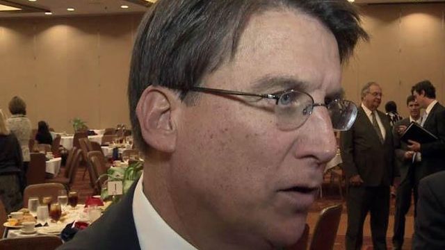 McCrory: Waiting to enter race saves money, builds support