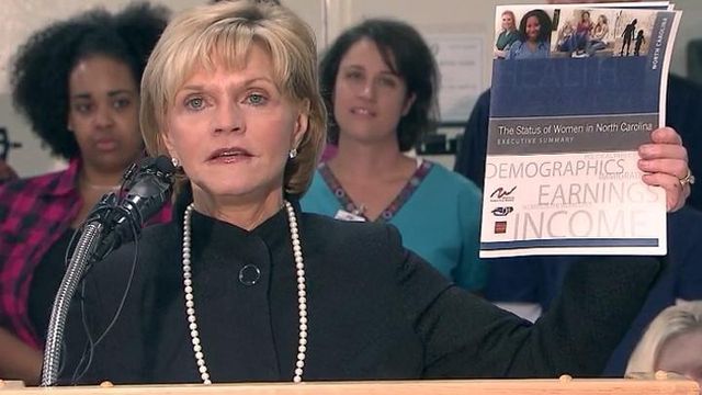Perdue: Women should back candidates who support them