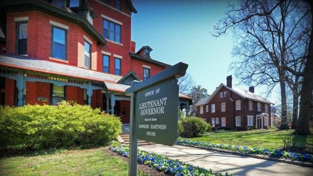 The office of the lieutenant governor on Blount Street in Raleigh. (Photo courtesy of Richard Thomas Bower, Raleigh Public Record)

