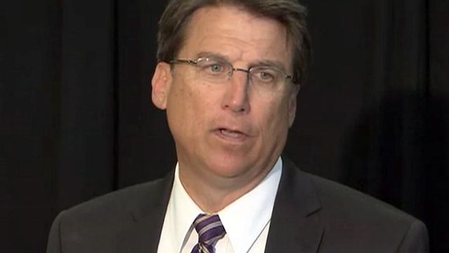 McCrory gets early security detail, state car