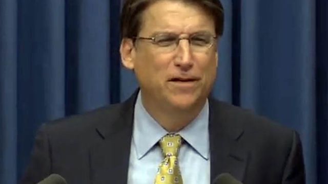 McCrory holds first news conference as governor