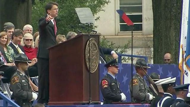 McCrory, state officials inaugurated