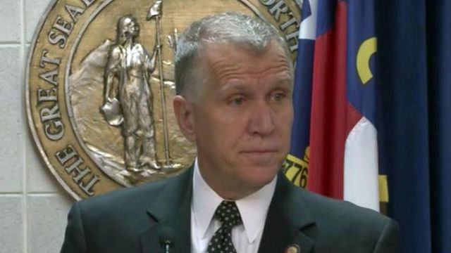 Tillis discusses issues before House