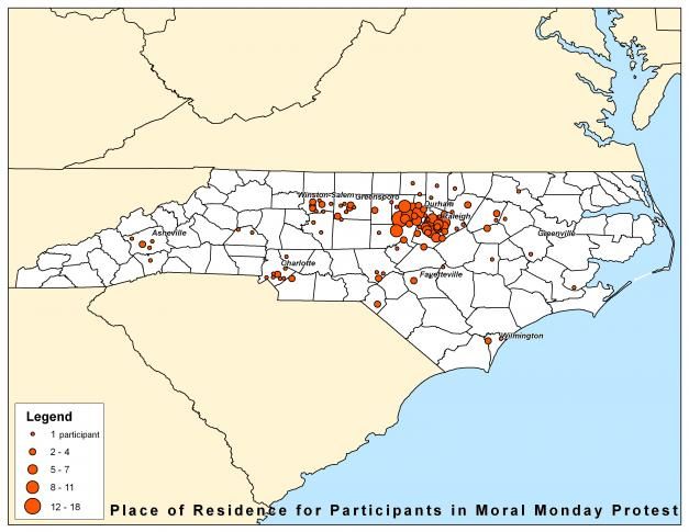 Moral Monday Survey Map