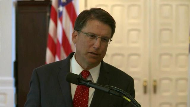 McCrory weighs in on abortion, taxes, protests