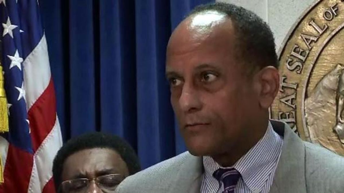 House Minority Leader Larry Hall, D-Durham