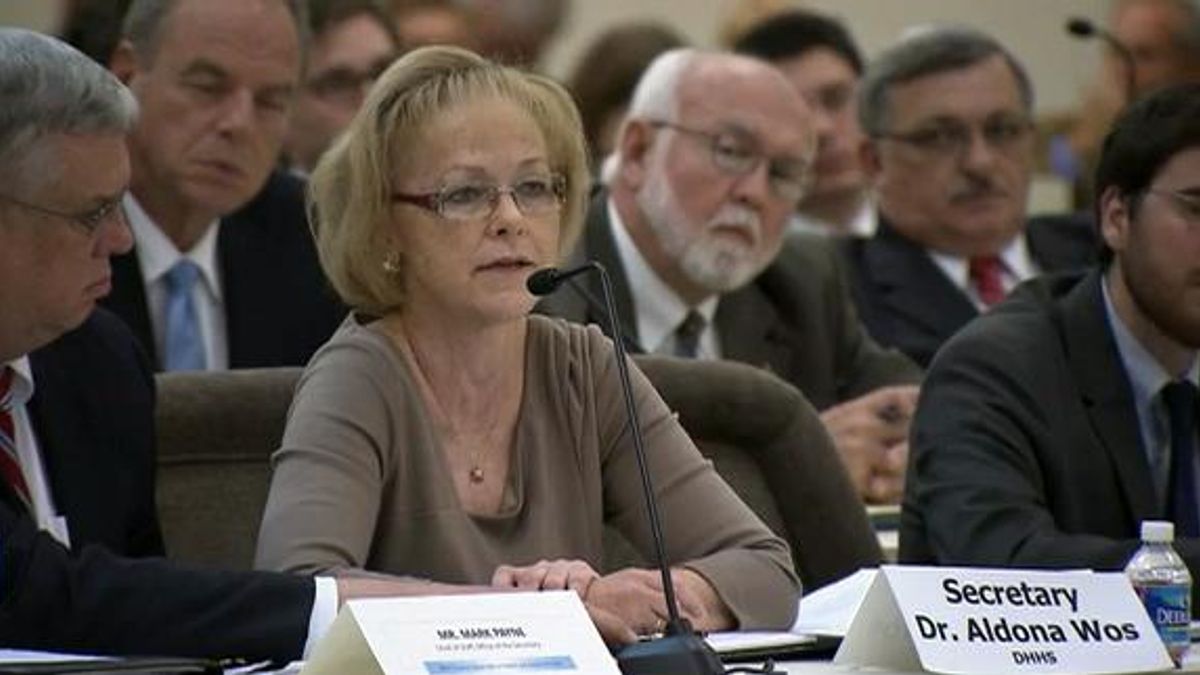 NC Health and Human Services Secretary Aldona Wos 