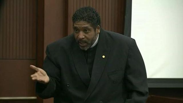 NAACP's Barber in court on legislative protest charges